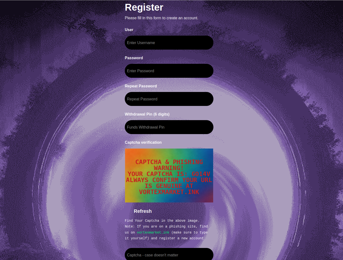 Create Account
